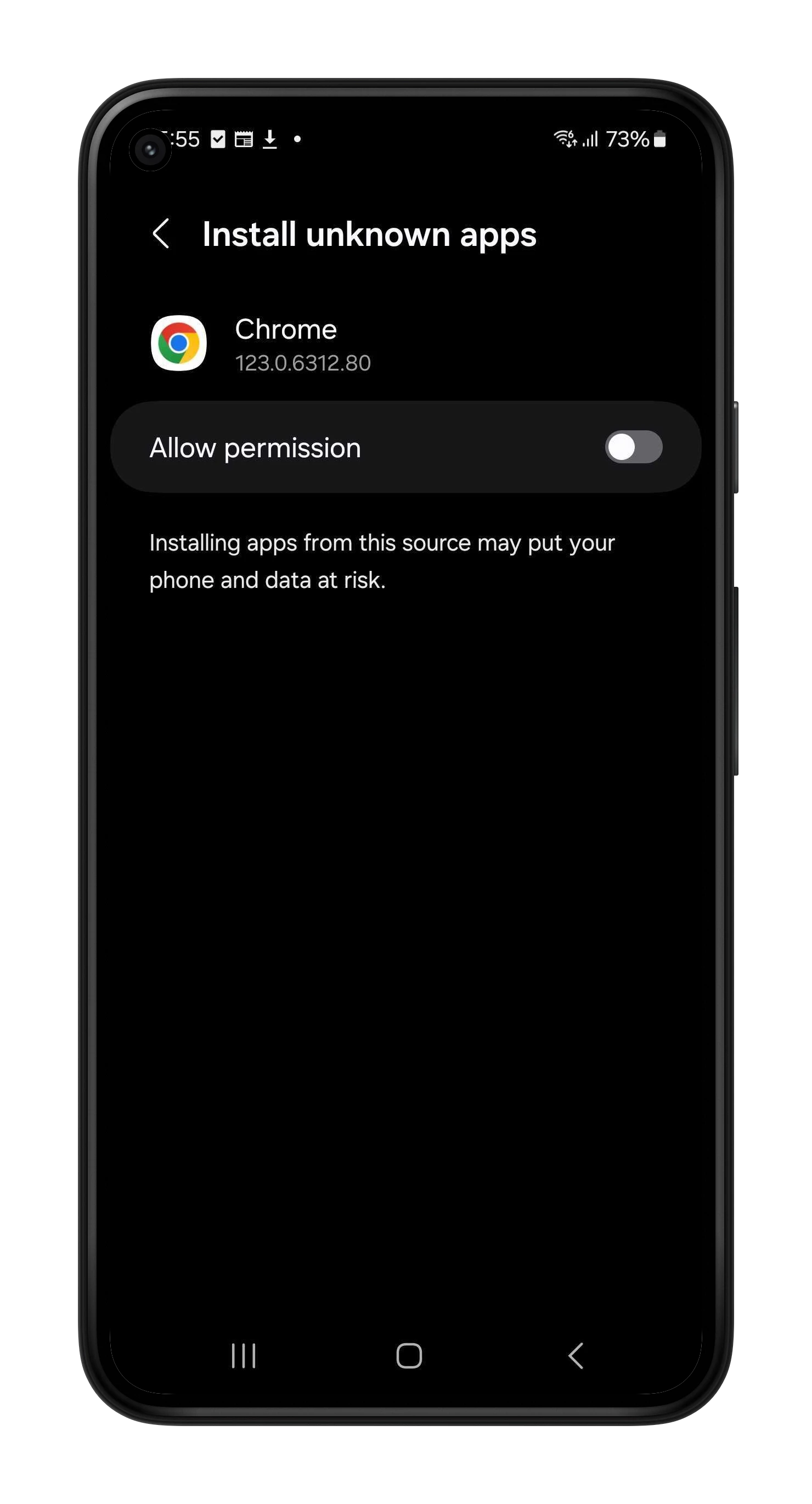 Downloads screen step 4